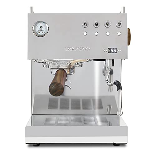 Metal UNO PID Programmable Espresso Machine w/ Volumetric Controls, Single Thermoblock, 120V (Stainless Metal).