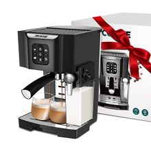 e 20 Bar Pump Espresso Machine - Semi-Automatic Steam Espresso Maker for Cappuccino
