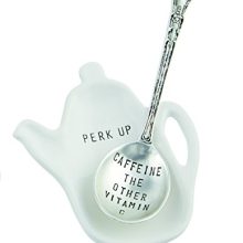 Caffeine Coffee Spoon Rest by Mud Pie - Your Daily Dose of Charm and Functionality