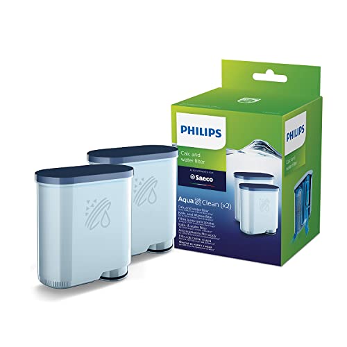 Philips Saeco AquaClean Filter 2 Pack, CA6903/22 - Clean, Pure Espresso for 5000 Cups