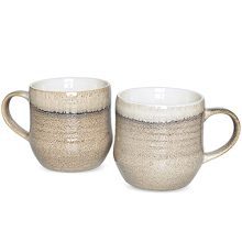 Upgrade Your Coffee Experience with Bosmarlin's Set of 2 Large Ceramic Mugs - Perfect for Home or Office Use!