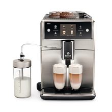 Philips Kitchen Home equipment Saeco Xelsis Tremendous Automatic Espresso Machine - 15 Coffee Varieties, 8 Person Profiles, 12-step Adjustable Grinder, Contact Display Show with Coffee Equalizer (SM7685/04).