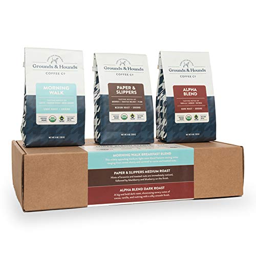 Discover Exceptional Flavor with Grounds & Hounds Three Blend Starter Kit