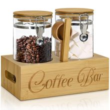 Glass Storage Container with Shelf, 2x48oz