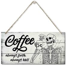 Home Decor Always Fresh Coffee Sign