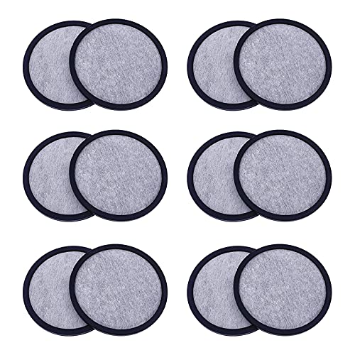 12-Pack Replacement Charcoal Water Filter Discs for Mr. Coffee Brewers Coffee Machines