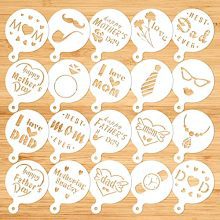 Konsait 20-Pack Cookie Stencil Template
