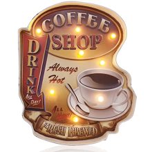 Coffee Metal Handmade Wall Hanging - ACECAR 
