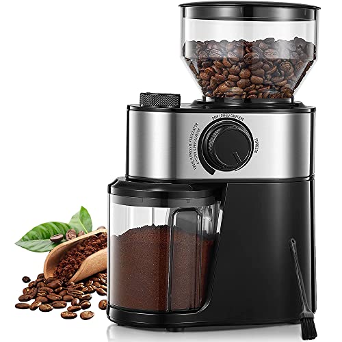 18 Grind Settings Electric Burr Coffee Grinder for Perfect Coffee Every Time