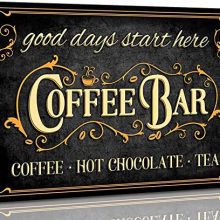 Kitchen Coffee Bar Sign Decoration