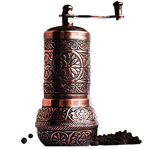 Vintage Copper Turkish Pepper Mill Grinder 🌶️