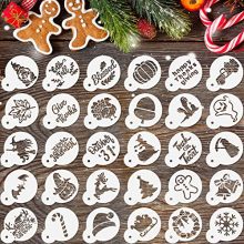 30-Piece Holiday Cookie Stencils Set!