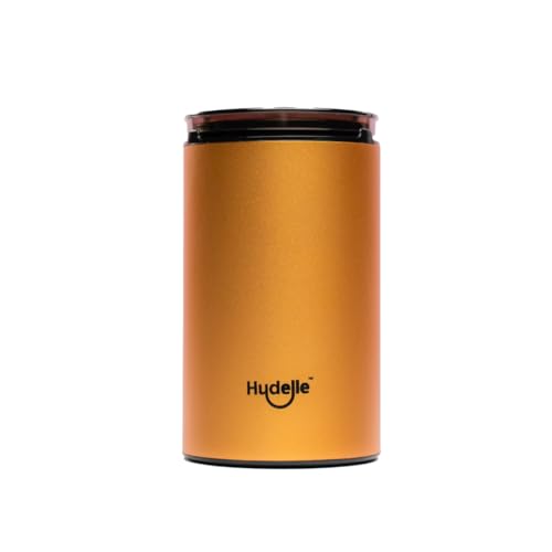 Gold Sunshine Electric Coffee Grinder by Hudelle – Compact and stylish grinder for home use, suitable for coffee beans, herbs, nuts, and spices