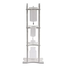 Elegant 2.5L Ice Drip Coffee Maker with Wooden Stand and Glass Dripper for Perfect Cold Brew Coffee at Home or Coffee Shops