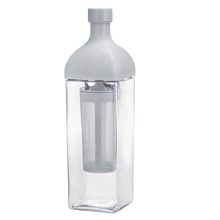 HARIO KAC-110-PGR Kirk Coffee Bottle - 1000ml Capacity in Pale Gray, Dishwasher Safe and Cadmium & Lead Free