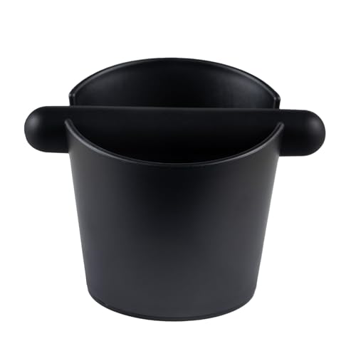 5-Inch Espresso Knock Box with Long Detachable Rod and Non-Slip Base for Easy Coffee Grounds Disposal