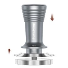 53mm Samyoung Espresso Tamper with Spring-Loaded Mechanism and Flat Stainless Steel Base, Ideal Coffee Tool for Consistent Brewing and Perfect Extraction.