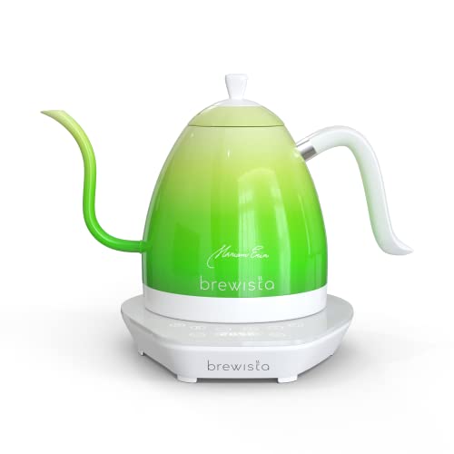 Brewista Artisan Electric Gooseneck Kettle in Candy Green with LCD Temperature Control