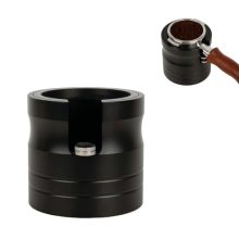 58mm Coffee Portafilter Holder with Adjustable Knob and Non-Slip Base for Stable Tamping – Compatible with Most 58mm Portafilters