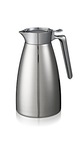 Bravilor Bonamat Qline Vacuum Coffee Server 0.6L Stainless Steel – Modern Design with Tip-Up Lid and Ergonomic Handle