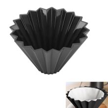 ZLXHDL Origami Cone Pour-Over Coffee Dripper - Premium Resin, Reusable with Unique Design for V60 Filters  