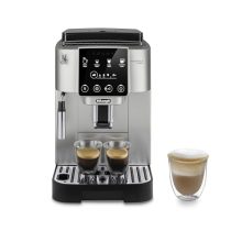 De'Longhi Magnifica Start Automatic Espresso Machine with Built-in Grinder and Manual Milk Frother – Silver