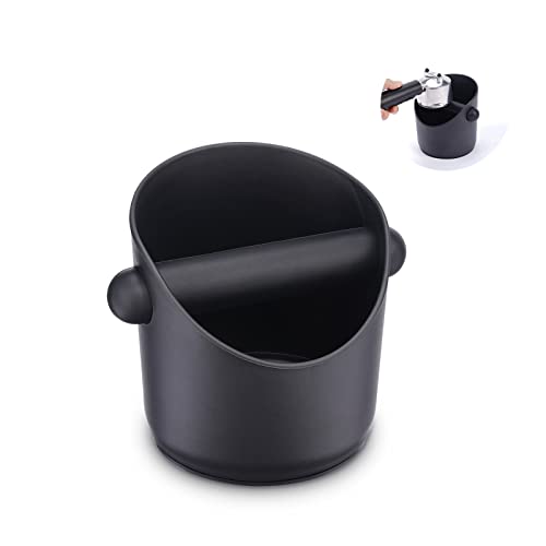 HOMEE Espresso Knock Box Coffee Grounds Container with Removable Bar – Durable and Stable with Non-Slip Base