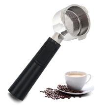 51mm Bottomless Portafilter for Gevi Espresso Machines with Stainless Steel Filter Basket and Durable Construction