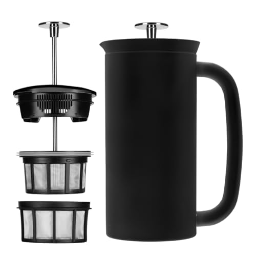 ESPRO P7 French Press – Stainless Steel Coffee and Tea Maker with Double Micro-Filter