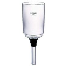 Hario Upper Bowl Replacement for 5-Cup Coffee Syphon TCA-5 - Heatproof Glass with BPA-Free Silicone Seal