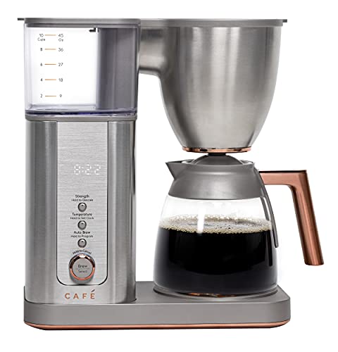 Smart WiFi Enabled 10-Cup Drip Coffee Maker with Glass Carafe and Stainless Steel Finish - SCA Certified Barista-Quality Brew