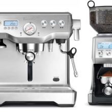 Breville Dynamic Duo Dual Boiler Espresso Machine & Smart Grinder Pro in Stainless Steel - Complete Coffee Solution