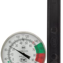 Rattleware 7-Inch Milk Frothing Thermometer with Fixed Clip and Easy-to-Read Dial - Ideal for Espresso and Latte Art