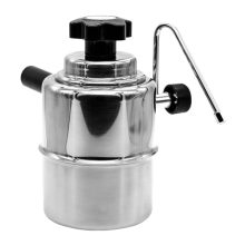 Compact Bellman Stovetop Milk Steamer 50SS with Dual Hole Steam Wand - Perfect for Home and Travel