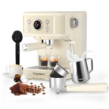 Empstorm 20 Bar Espresso Machine with Milk Frother – Compact Coffee Maker for Home Brewing and Professional Cappuccinos