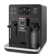 Gaggia Accademia Fully Automatic Espresso Machine in Brushed Stainless Steel with Glass Touchscreen and Commercial Steam Wand