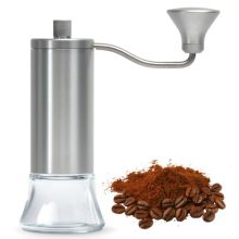 Eureka Baby Manual Coffee Grinder – Portable Burr Coffee Grinder with Stepped Adjustment System for Espresso and Pour Over