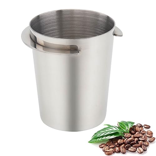 Stainless Steel 54mm Coffee Dosing Cup for Portafilters – Efficient Coffee Grinding Accessory with Modern Design