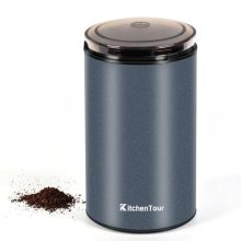 KitchenTour Electric Coffee Bean Grinder in Blue – 30g Capacity with 150W Motor and Stainless Steel Blades for Coffee, Spices, and Herbs