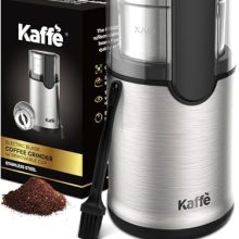 Compact Stainless Steel Electric Coffee Grinder by Kaffe