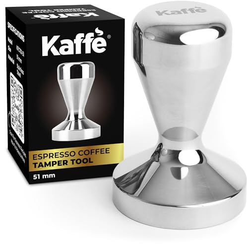 51mm Stainless Steel Coffee Tamper with Ergonomic Handle for Consistent Espresso Extraction