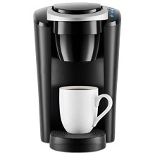 Keurig K-Compact Single-Serve Coffee Maker in Black, featuring a sleek design with a 36 oz. removable water reservoir and simple button controls