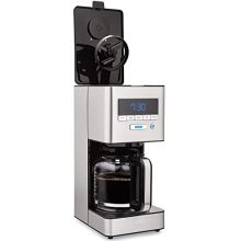 VINCI RDT Elite 12-Cup Programmable Coffee Maker in Black and Stainless Steel with Spinning Sprayhead