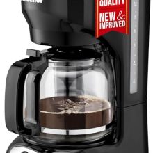 Mueller 12-Cup Drip Coffee Maker with Borosilicate Glass Carafe, Auto-Off, Reusable Filter, Anti-Drip, and Keep-Warm Function