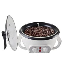 WINB 500g Coffee Roaster Machine with transparent lid, adjustable temperature, timer, and non-stick design for home and small business use