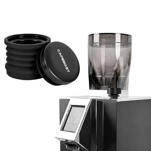 Single Dose Hopper with Silicone Bellow for Eureka Mignon Espresso Grinder - Efficient Coffee Grounds Removal