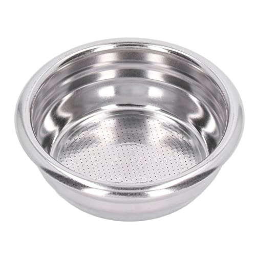 Stainless Steel 58mm Double Layer Pressurized Espresso Filter Basket for Perfect Coffee Extraction