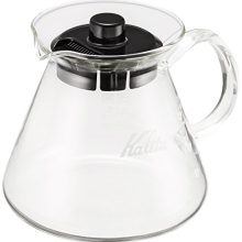 alita 500ml Heat-Resistant Pour Over Carafe, showcasing its clear glass design