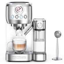 MAttinata Cappuccino Machine with Automatic Milk Frother, Ideal for Home Baristas and Coffee Lovers