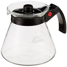 Kalita 500CC Glass Coffee Server for 102 Dripper – Microwave Safe with Heat-Resistant Glass and Ergonomic Handle